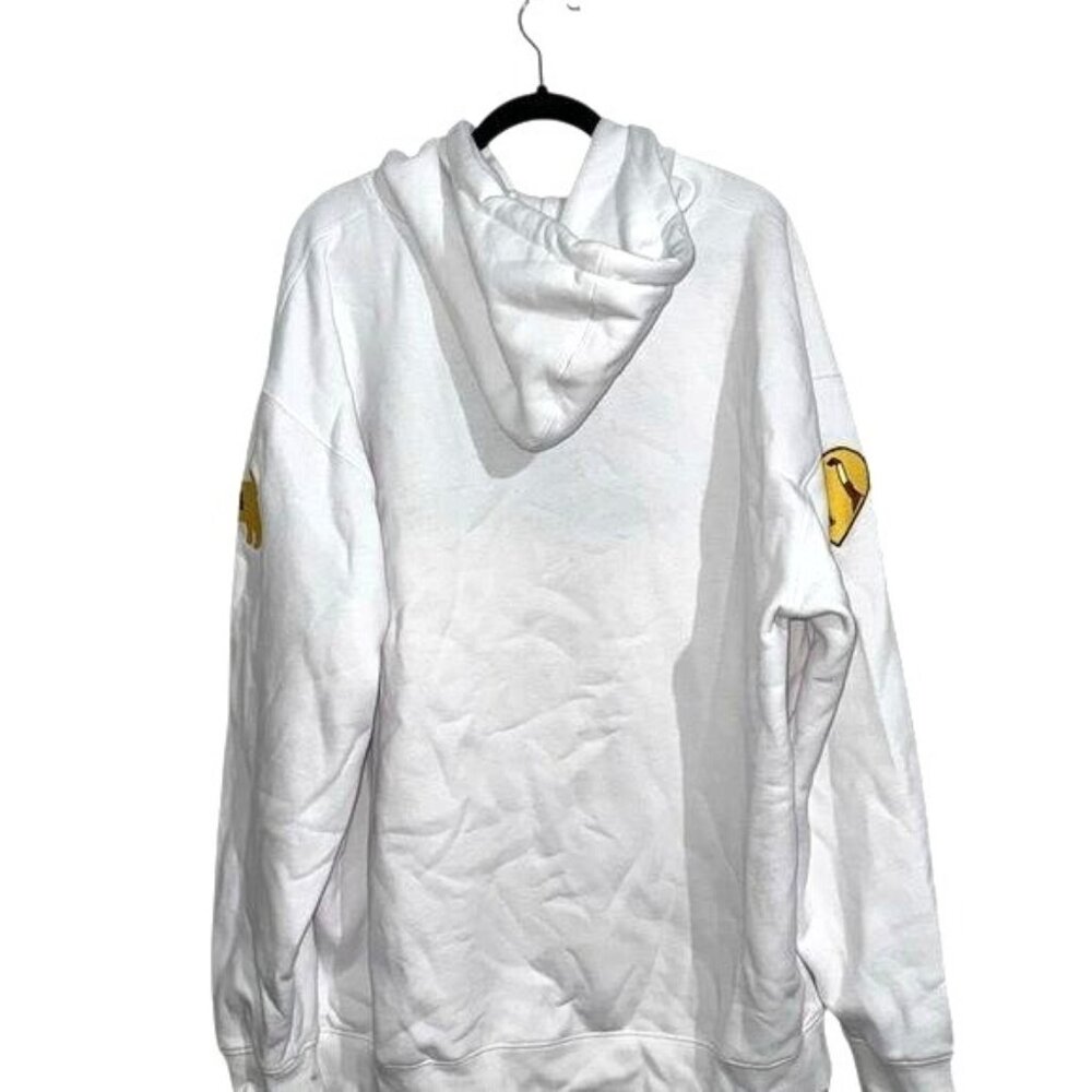 Kobe Bryant Tribute Hoodie 2XL White With Basketball & Halo Embroidery By Indepe - Picture 9 of 10